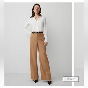Wide-Leg Pant in Seasonless Stretch